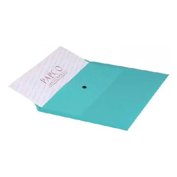 پوشه دکمه دار پاپکو کد 105-A4 سایز A4 بسته 4 عددی