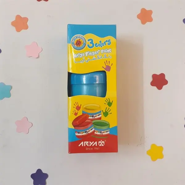 رنگ انگشتی آریا 3 رنگ آریا