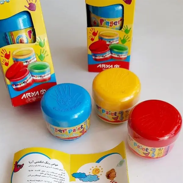 رنگ انگشتی آریا 3 رنگ آریا