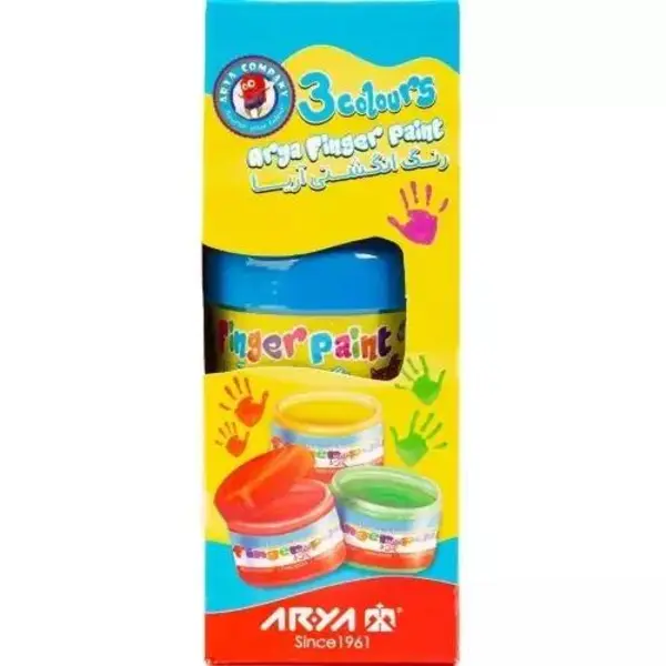 رنگ انگشتی 3 رنگ آریا کد 10