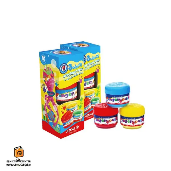 رنگ انگشتی 3 رنگ آریا کد 10