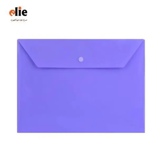 پوشه دکمه دار بالا بازشو پاپکو A4 کد 13504 - 3
