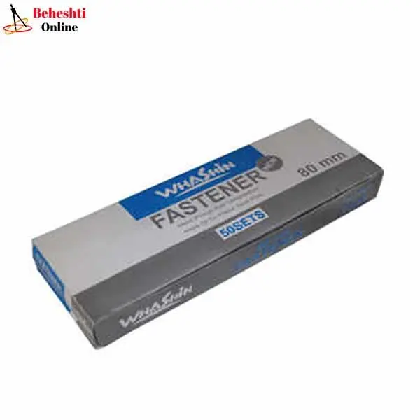 گیره پوشه واشین کد 09 بسته 50 عددی -