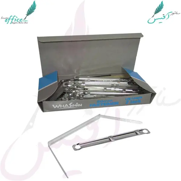 گیره پوشه واشین کد 09 بسته 50 عددی -