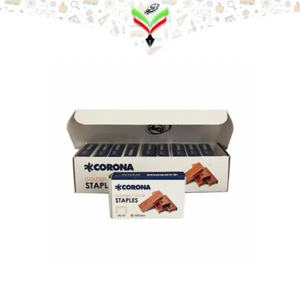 سوزن منگنه کرونا مدل 3021s سایز 24/6 بسته 1000 عددی