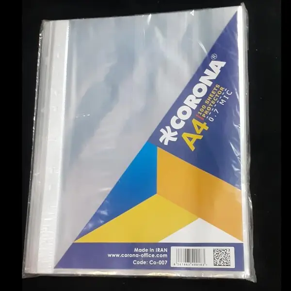 کاور A4 کرونا 100 عددی