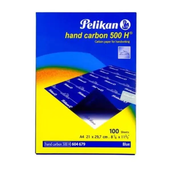 کاربن آبی A4 بسته 100 عددی پلیکان