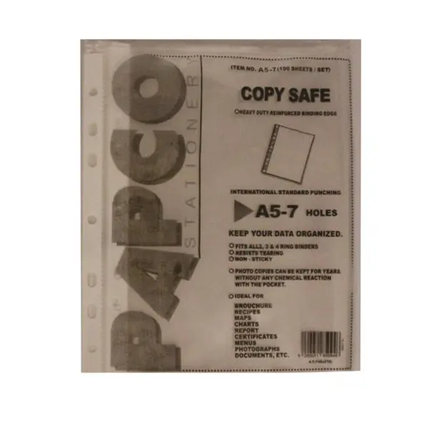 کاور کاغذ A5 پاپکو کد A5-7 بسته 100عددی - 3