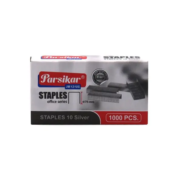 سوزن منگنه پارسیکار کد Jm1210s سایز 10 بسته 1000 عددی