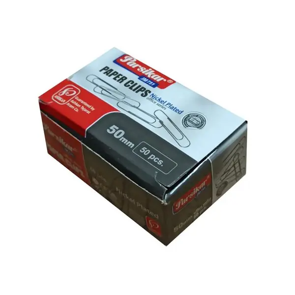 گیره کاغذ پارسیکار مدل JM751-50MM بسته 100 عددی