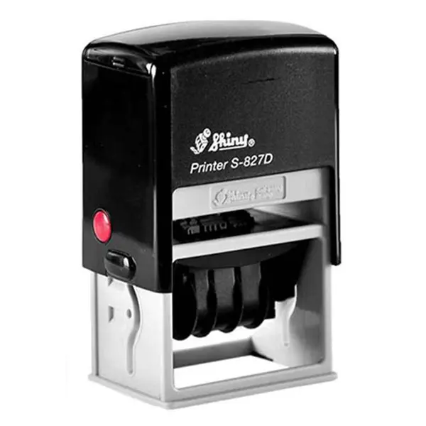 دستگاه مهر شاینی تاریخ دار مدل S-827-D سایز 30 × 50