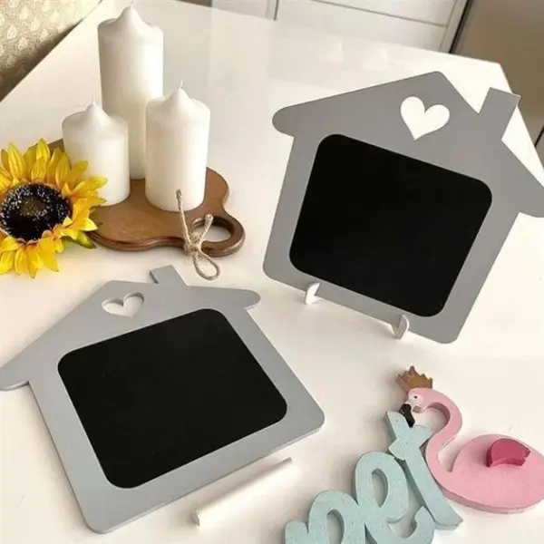 تخته سیاه، سایز کوچک، همراه با گچ و استند، فانتزی