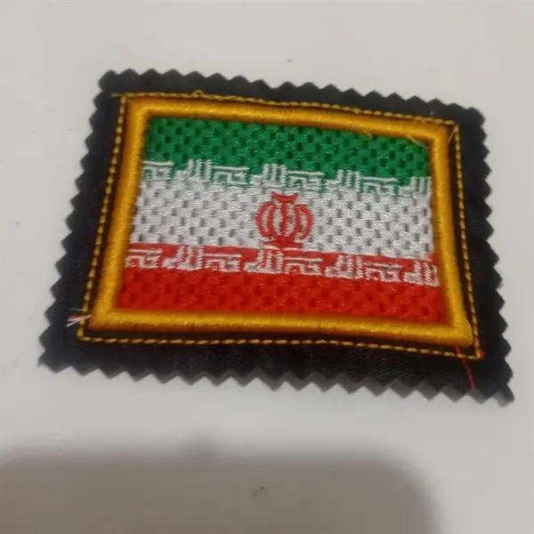 پرچم ایران گل دوزی شده مدل نصب بر بازو