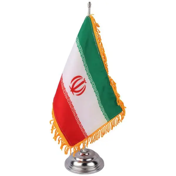 پرچم رومیزی فلزی طرح ایران کد 1493727