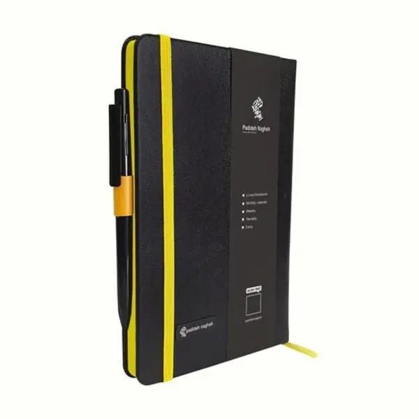 دفتر یادداشت پدیده نقش مدل رنگی  به همراه خودکار - 2