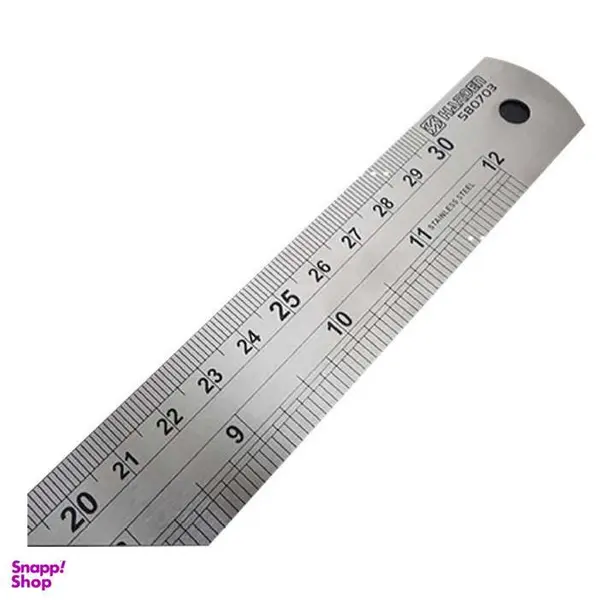 خط کش فلزی 30 CM کرونا