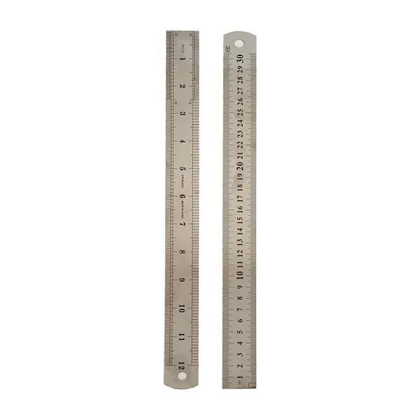 خط کش فلزی 30 CM کرونا