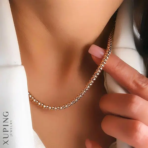 زنجیر زنانه پاپ‌ کورن ژوپینگ کد M162
