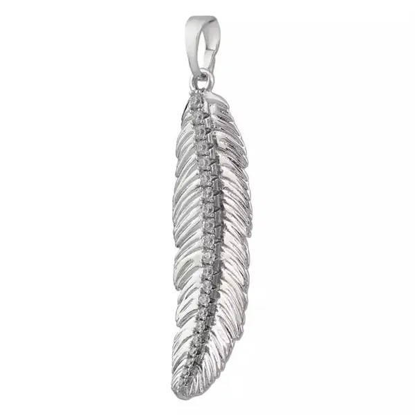 آویز گردنبند زنانه ژوپینگ مدل برگ کد TP-312