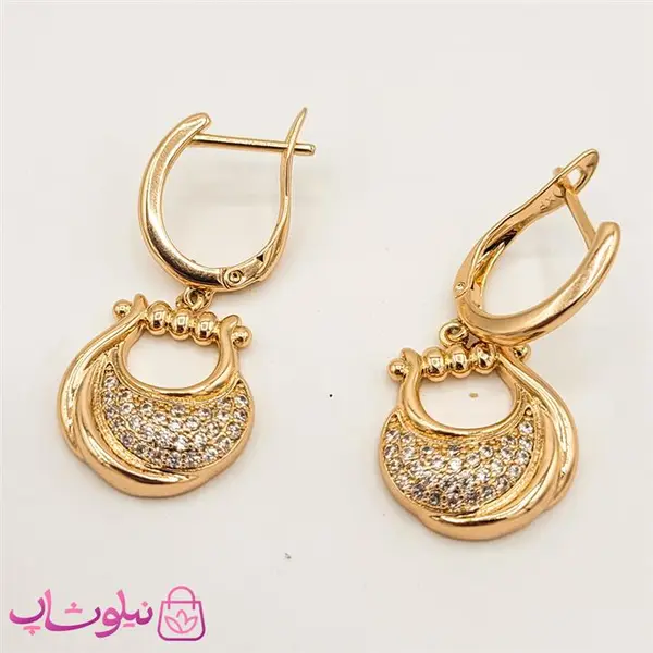 گوشواره زنانه ژوپینگ مدل آویز
