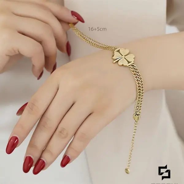 دستبند طرح گل برند ژوپینگ کد 002997