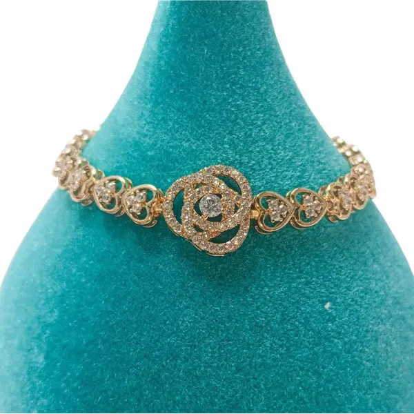 دستبند طرح گل برند ژوپینگ کد 002997