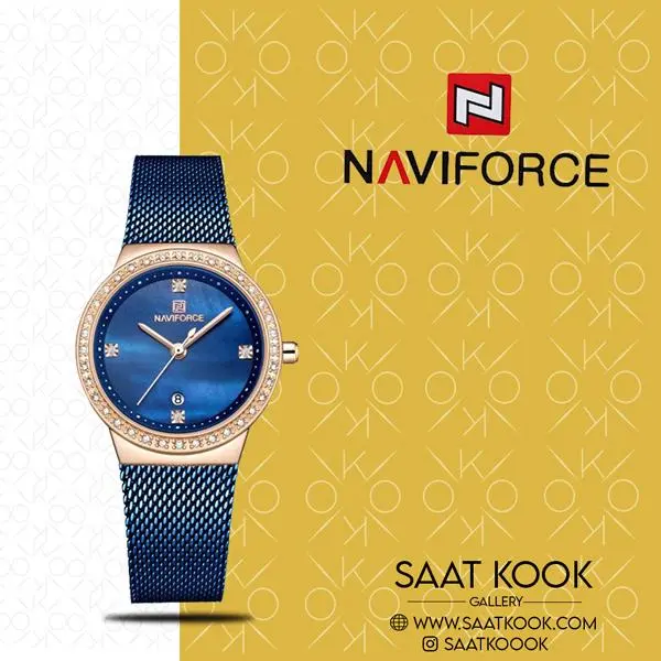 ساعت مچی زنانه نیوی فورس مدل NAVIFORCE NF5005 RG/BE - 2