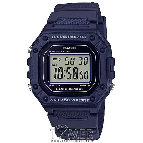 ساعت مچی دیجیتال مردانه کاسیو Casio مدل W-218H-2AVDF - 2