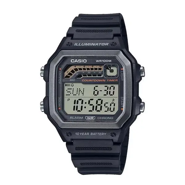 ساعت مچی مردانه کاسیو مدل CASIO-WS-1600H-1AVDF