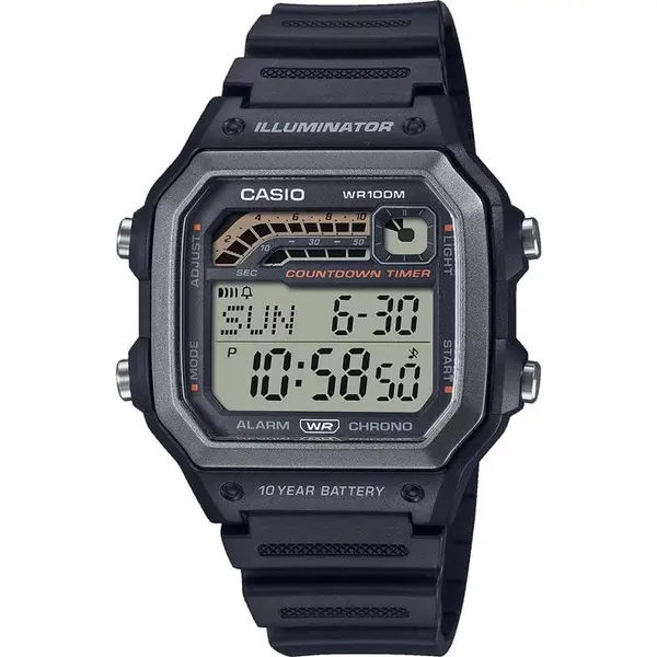 ساعت مچی مردانه کاسیو مدل CASIO-WS-1600H-1AVDF