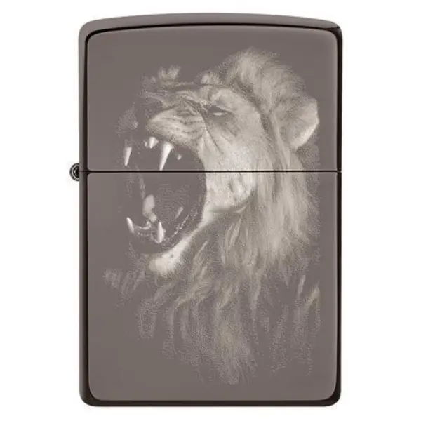 فندک زیپو اصل  FIERCE LION DESIGN کد 49433 - 4
