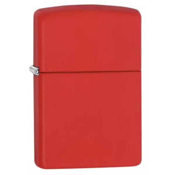 فندک زیپو مدل Regular Red Matte  کد 233 - 3