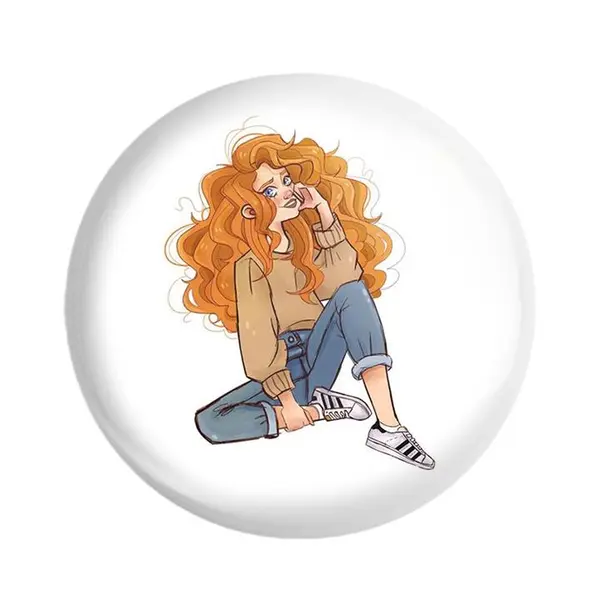 پیکسل دختر مو فرفری