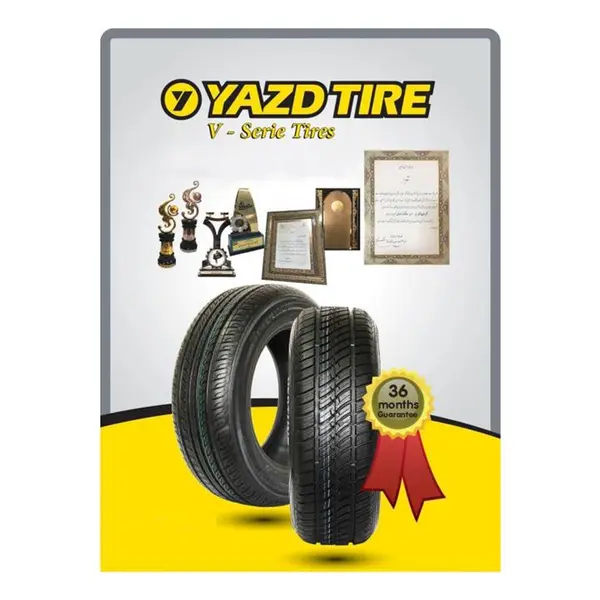 لاستیک یزد تایر 205/60R 14 گل مرکوری MERCURY