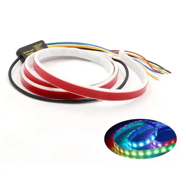 چراغ تزیینی صندوق عقب خودرو طرح فلکسیبل مدل چند حالته