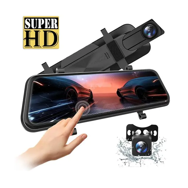 آینه مانیتوردار و دوربین دنده عقب  خودرو کد 100- DR