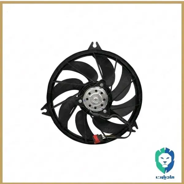 موتور و پروانه فن رادیاتور مادپارت مدل MT2 مناسب برای پژو 206