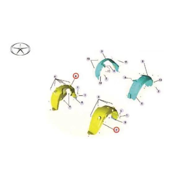 شلگیر جلو راست جک S5