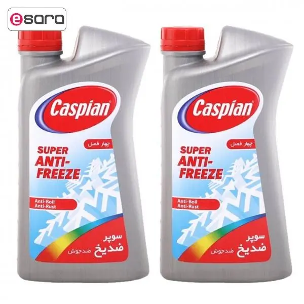 ضدیخ و ضدجوش خودرو کاسپین مدل چهار فصل حجم 1000 میلی لیتر بسته 2 عددی - 3