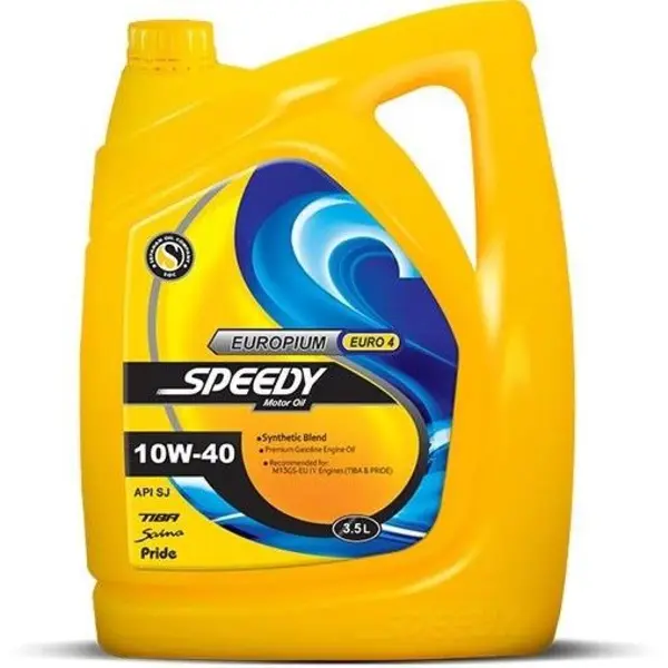 روغن موتور اسپیدی یوروپیوم 10w40 حجم ۳.۵ لیتری