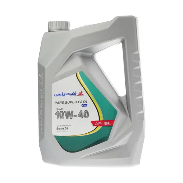 روغن موتور خودرو نفت پارس مدل سوپر پایا پلاس 10W40 حجم 4 لیتر