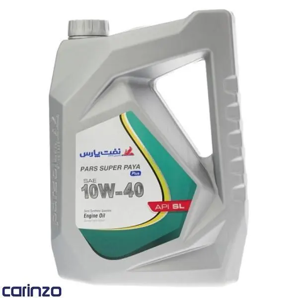 روغن موتور خودرو نفت پارس مدل سوپر پایا پلاس 10W40 حجم 4 لیتر