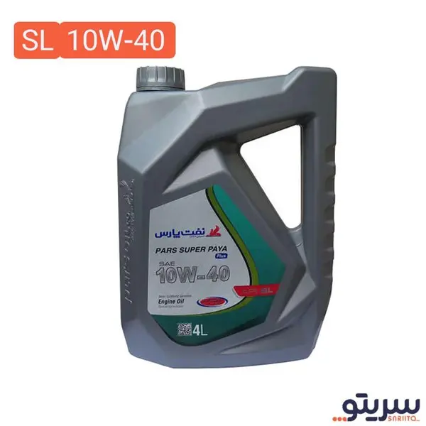 روغن موتور خودرو نفت پارس مدل سوپر پایا پلاس 10W40 حجم 4 لیتر