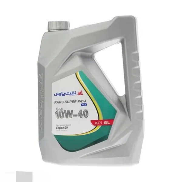 روغن موتور خودرو نفت پارس مدل سوپر پایا پلاس 10W40 حجم 4 لیتر