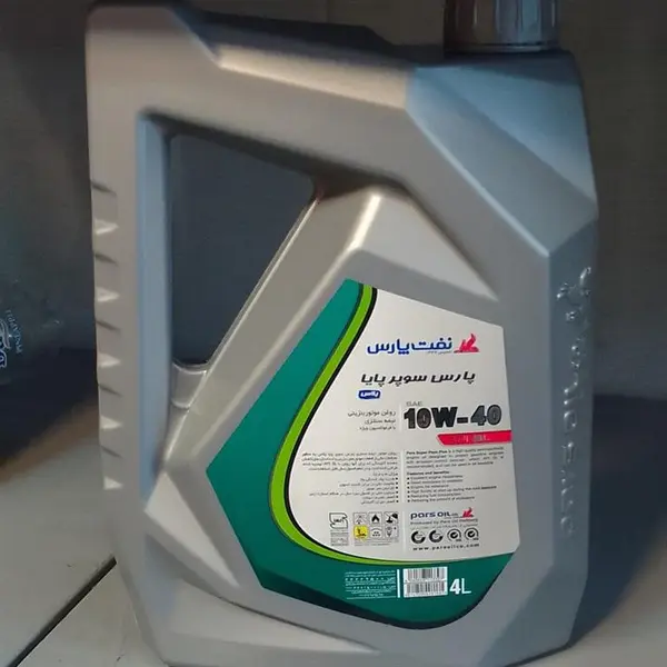 روغن موتور خودرو نفت پارس مدل سوپر پایا پلاس 10W40 حجم 4 لیتر