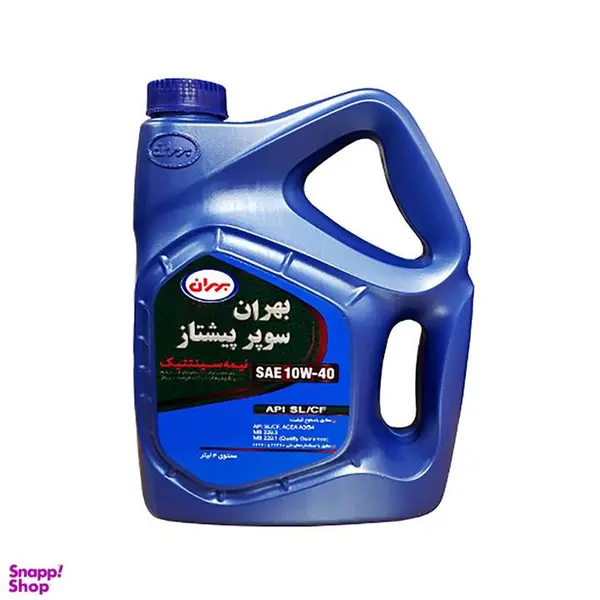 روغن موتور بهران سوپر پیشتاز 10W40 sl پلاستیکی 4لیتری