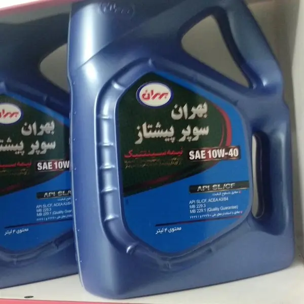 روغن موتور بهران سوپر پیشتاز 10W40 sl پلاستیکی 4لیتری