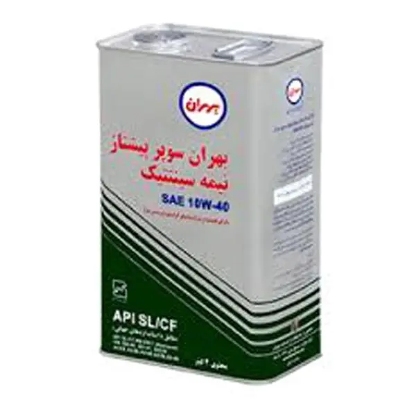 روغن موتور بهران سوپر پیشتاز 10W40 sl پلاستیکی 4لیتری