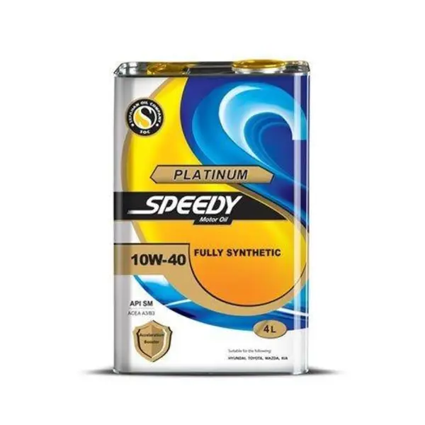 روغن موتور اسپیدی مدل پلاتینیوم 10W40 SM حجم 4 لیتر