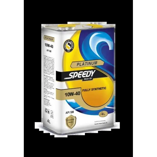 روغن موتور اسپیدی مدل پلاتینیوم 10W40 SM حجم 4 لیتر